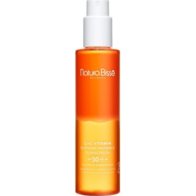 Natura Bissé Dvojfázový sprej na opaľovanie SPF 50 C + C Vitamín (Bi-Phase Invisible Sunscreen) 200 ml