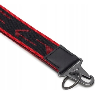 Snúrka na krk KEY HOLDER SHORT, SPIDI černá/červená
