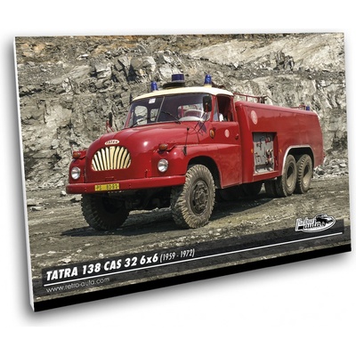 Obraz č. 35 - TATRA 138 CAS 32 6x6 (1959 - 1972) 100 x 70 cm
