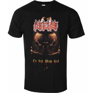 Plastic head мъжка тениска deicide - to hell with god tour 2012 - ЧЕРЕН - plastic head - ph12689