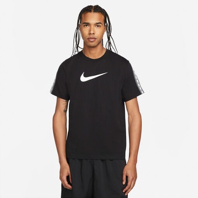 Nike Nsw Repeat Ss pánske tričko s krátkym rukávom čierne