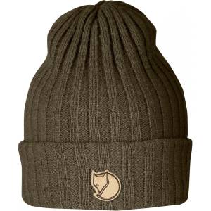 Fjällräven Зимна шапка (beanie) Fjällräven Byron Hat Beanie - Dark Olive - размер One Size (204-3653-0511)
