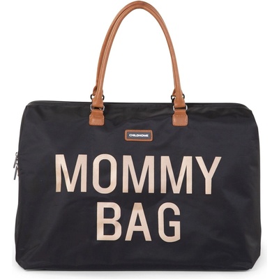 Childhome Mommy Bag Big černá zlatá