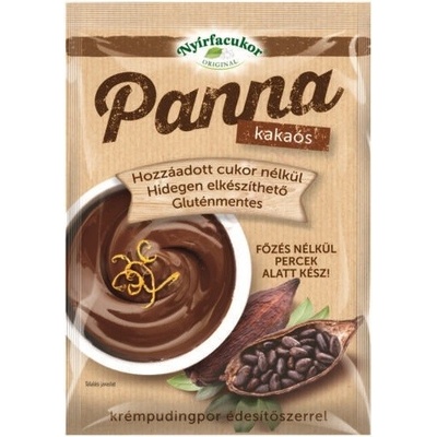 Nyírfacukor Original Panna Čokoládový Puding za studena bez pridaného cukru 50 g