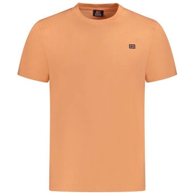 Norway 1963 stylové pánské tričko s krátkým rukávem Orange