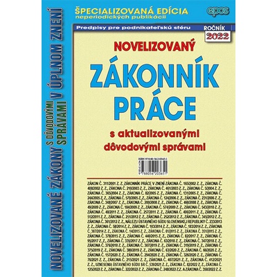 Novelizovaný Zákoník práce - Epos