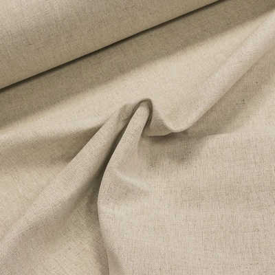 Originální lněné MALÍŘSKÉ PLÁTNO (MALPLA) režné, nevysrážené, 70% bavlna, 30% len š.160cm (látka v metráži)