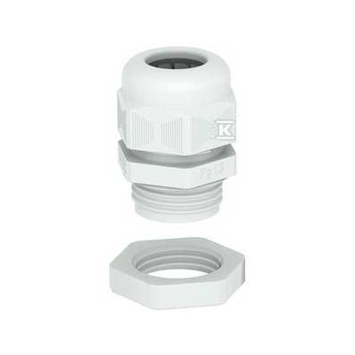 Cable fitting with counter-cap PG9 PA light grey RAL 7035 V-TEC PG9+ LGR 2024657 /50pcs/50pcs. /