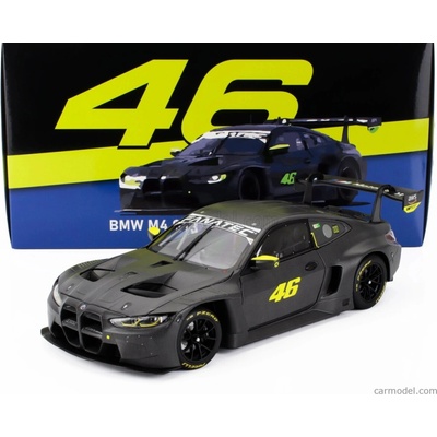 Minichamps BMW 4 series M4 Gt3 Team Wrt N 46 Test Misano Marzo 2024 Valentino Rossi Matt Grey 1:18