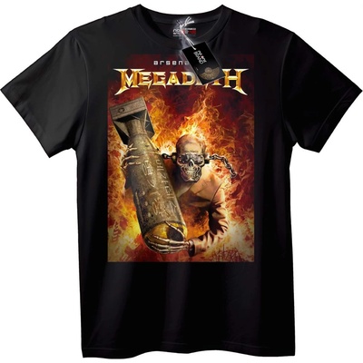 NOONEBRAND Тениска Megadeth Skull Bomb - M, White