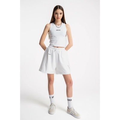 Reporter Young dívčí bílé krátké teplákové kraťasy bílá