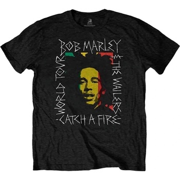 Bob Marley Риза Rasta Scratch Unisex Black M (BMATS27MB02)