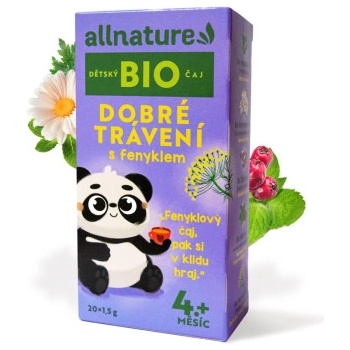 Allnature Органичен детски чай Добро храносмилане с копър 20x1, 5 g