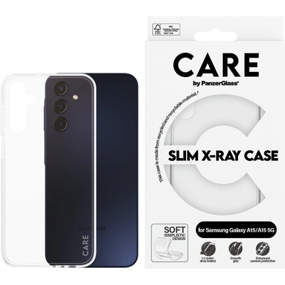 Panzer Гръб CARE by PanzerGlass за Samsung Galaxy A15/ A15 5 G, Case Fashion X-Ray Soft Basic - Прозрачен