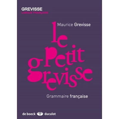 Petit grevisse Grammaire francaise