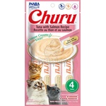 Inaba Foods Cat Churu пюре - риба тон и сьомга 4 x 14 г