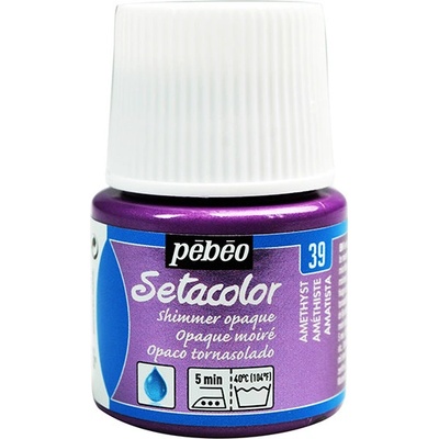 Farby na textil Pebeo Setacolor Opaque Shimmer 45 ml Shimmer amethyst