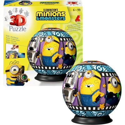 RAVENSBURGER 3D Puzzleball Mimoni 3 72 ks