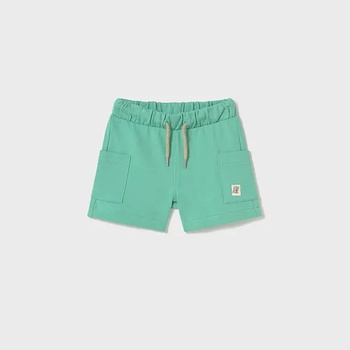 Mayoral Бермуди трикотаж джобове синьо-зелен цвят за мини момче Майорал