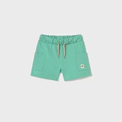 Mayoral Бермуди трикотаж джобове синьо-зелен цвят за мини момче Майорал