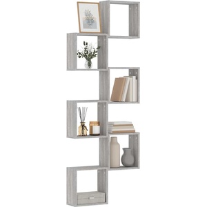 vidaXL стенни кубчета 6 бр. сиви сонома 30x15x30 см (815884)