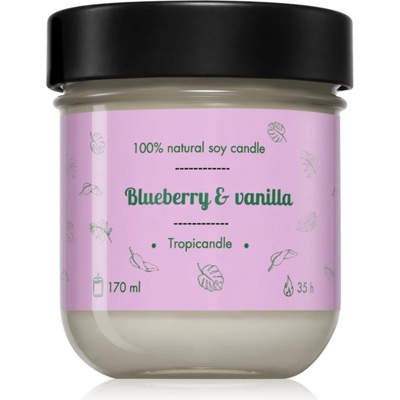 TROPIKALIA Blueberry & Vanilla ароматна свещ 170ml