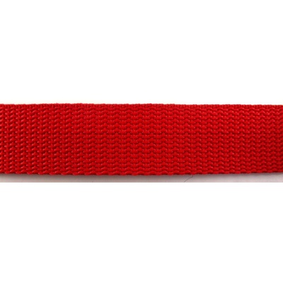 Polypropylénový popruh - červená - šírka 5 cm
