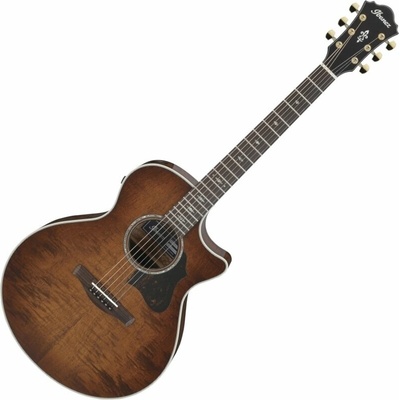 Ibanez AE340FMH-MHS Mahogany Sunburst Електро-акустична китара Джъмбо