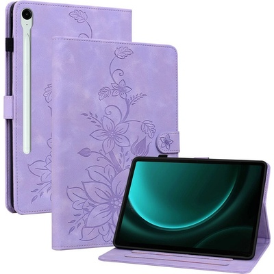 Vsetkonamobil 129933 ART LILY Zaklápacie puzdro pre Samsung Galaxy Tab S9 FE / Tab S10 FE / Tab S10 Lite fialové