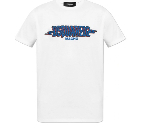 Dsquared2 Macho White tričko