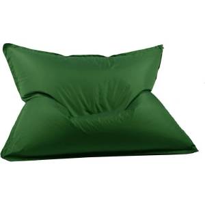 Pufrelax Пуф, Голяма възглавница, 350л. , Magic Pillow - Teteron Green, Перящ се калъф, За открито, Пълнеж от Полистиролни перли (PUF-G-MP-TEX-GR)