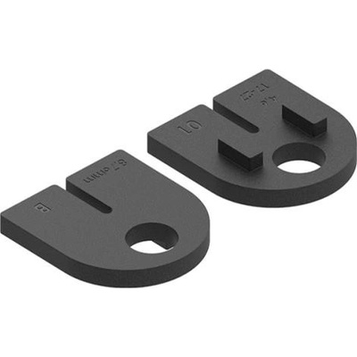 Feldmann 3809-GU - tesnenie do držiaka skla a plechu - model 38, 33, 25 a 23, pre sklo 8,76 mm, pre zábradlie a schodisko