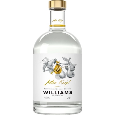 Anton Kaapl Hruškovice Williams 47% 0,5 l (holá láhev)