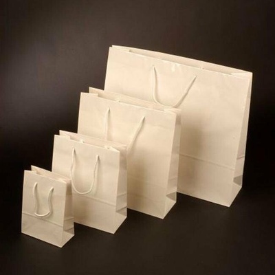 Papierová taška Model 2 biela 42x13x17cm