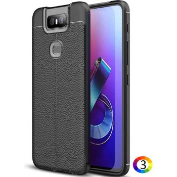 Image 1 of ASUS Zenfone 6 ZS630KL Удароустойчив Litchi Skin Калъф и Протектор
