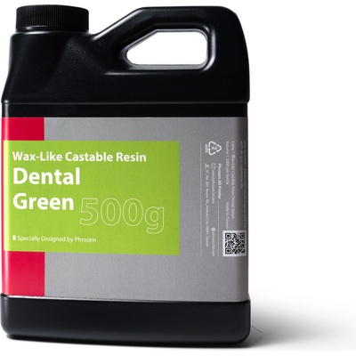 Phrozen Wax-Like Castable Resin - Green - 500 g (RS500WAXDC)
