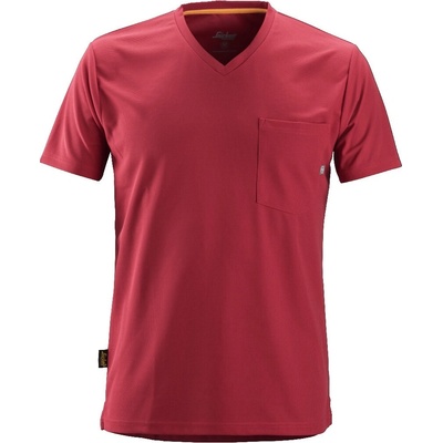 Snickers Workwear Triko AllroundWork 37.5 červené