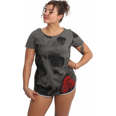 Yakuza Floating Curved Crew Neck Steel gray