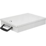 WEDO Метална кутия за съхранение на документи, A4, 35, 5x26x6, 7 cm, WEDO, светлосива 1021537 (1021537)