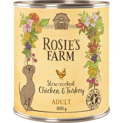 Rosies Farm Adult ryby a kuracie 24 x 800 g