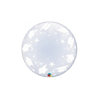 Qualatex Bublina DECO Čepičky promoce 24" 61cm