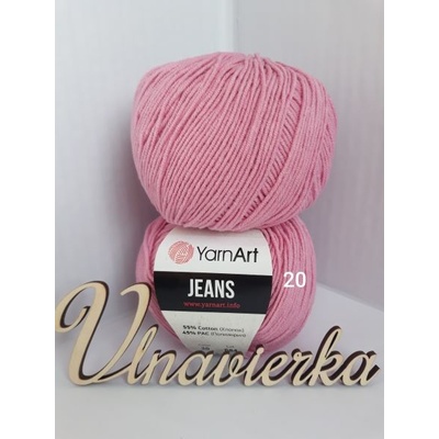 YarnArt Jeans 20 ružová