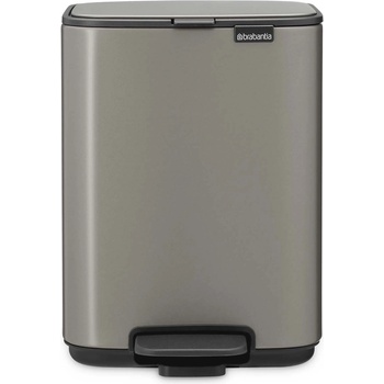 Brabantia Кош за смет Brabantia Bo Pedal 4L, Platinum