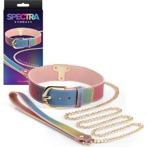  Многоцветен нашийник с каишка - Spectra Collar & Leash (NSTOYS1052)