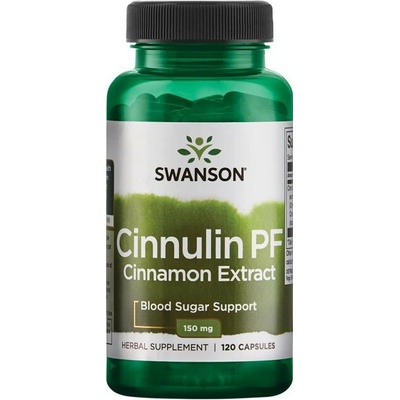 Swanson Cinnulin PF Cinnamon Extract 120 kapslí 150 mg