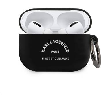 Image 1 of KARL LAGERFELD Калъф Karl Lagerfeld Rue St Guillaume Silicone Case за AirPods Pro - Черен