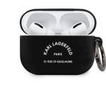 KARL LAGERFELD Калъф Karl Lagerfeld Rue St Guillaume Silicone Case за AirPods Pro - Черен
