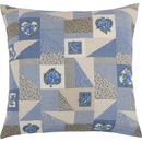 Bellatex Ema patchwork modrý 45 x 45 cm
