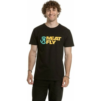 Meatfly мъжка тениска Revital Yellow Black Meatfly | Cheren | МЪЖЕ | S