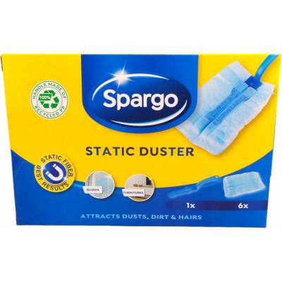 Spargo prachovka z elektrostatické mikrovlákna se 6 náhradními hlavicemi